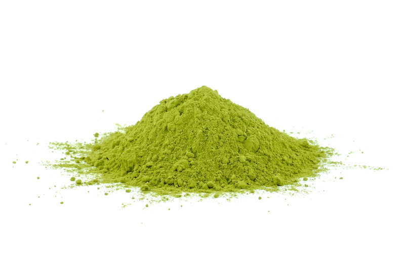 Organic green matcha powder with hydrolyzed collagen peptides