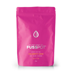 Fusspot Celebrity Skin Collagen Herbal Tea for radiant skin