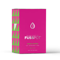 Fusspot Collagen Beauty Tea Green Queen collagen teabags, green sencha tea with collagen and antioxidants