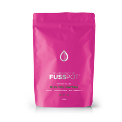 Fusspot Collagen Beauty Tea Miss You Matcha collagen powder tea, matcha tea, matcha latte